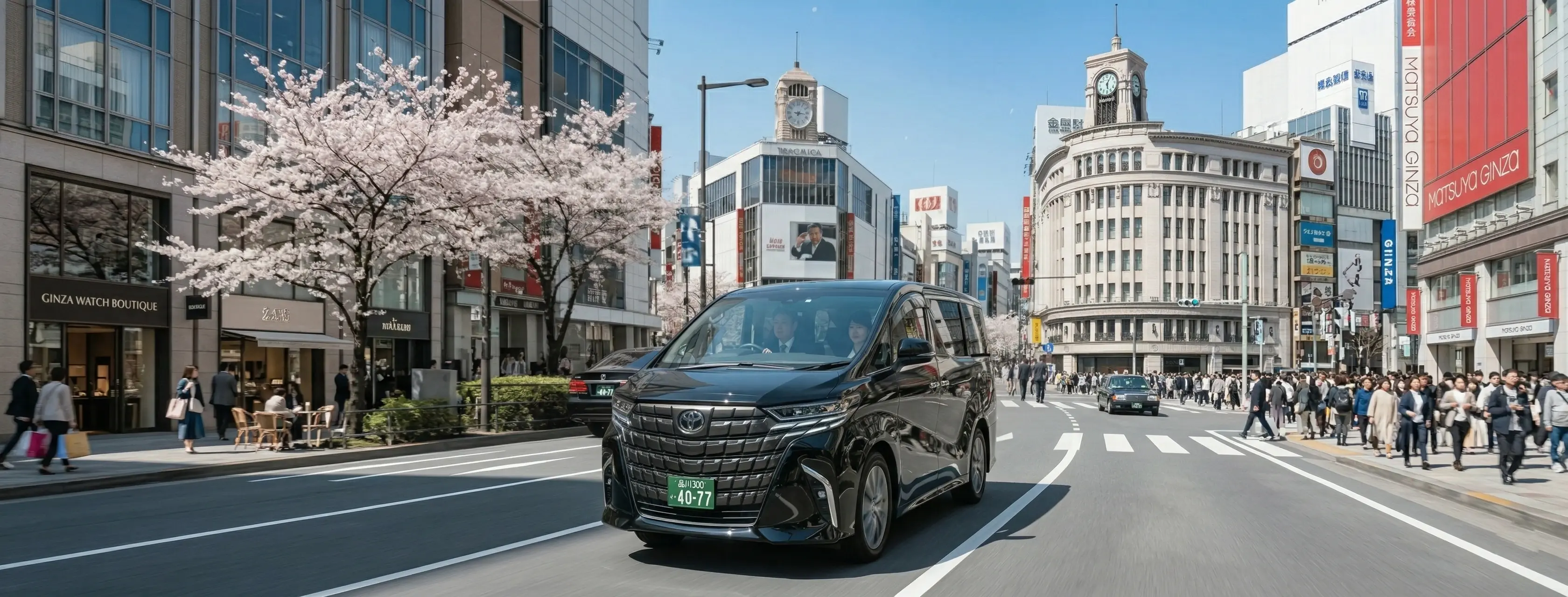 DRIVER Japan private city tour route across Tokyo